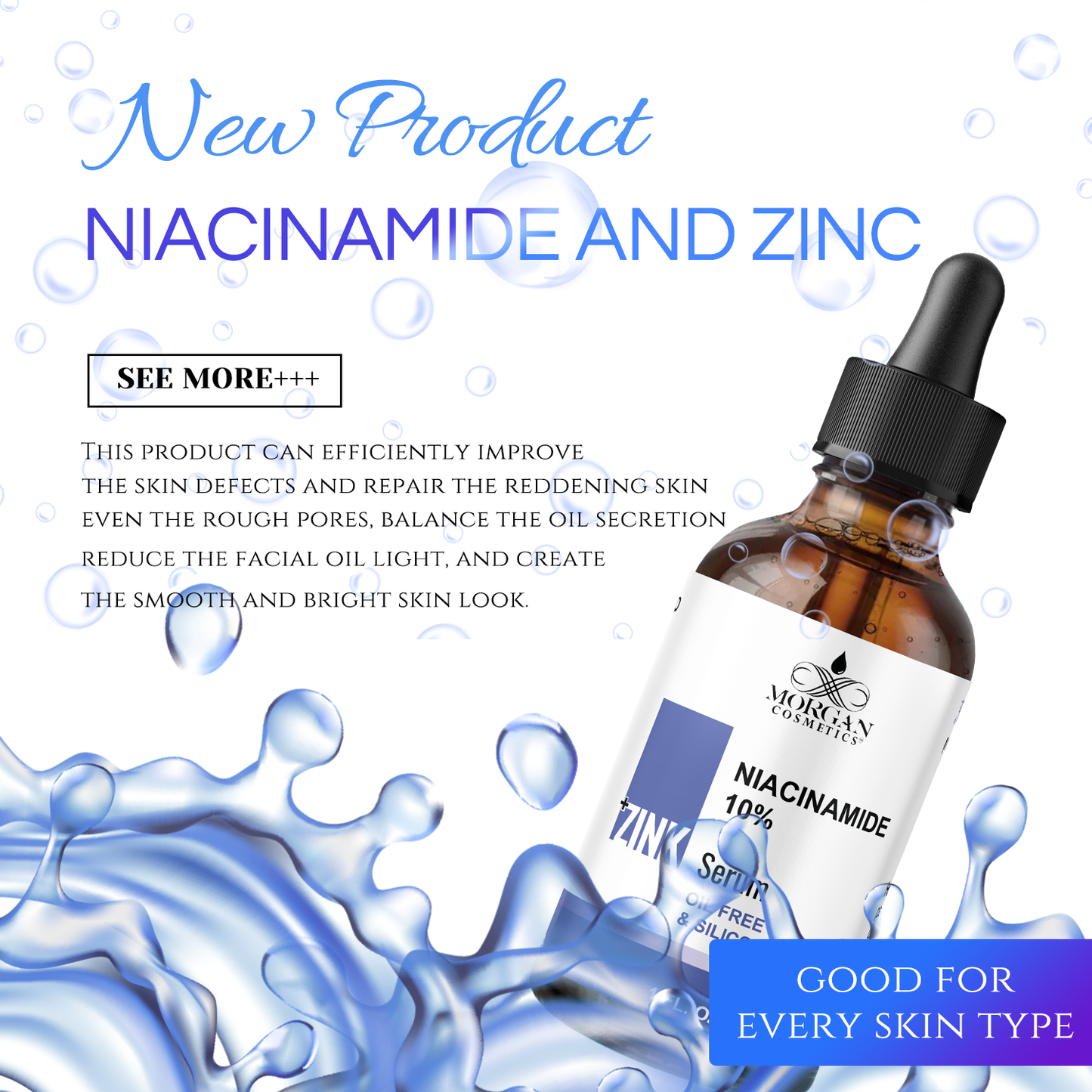 Niacinamide 10% + Zink 1% Serum 1 oz