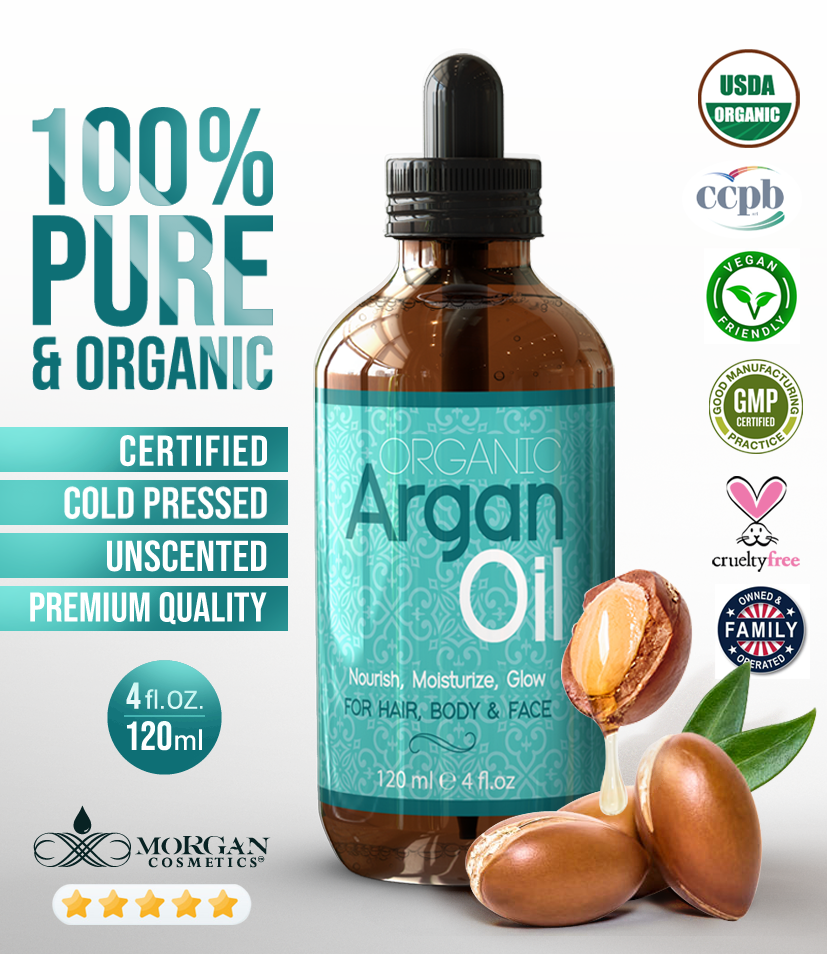 Organic Argan Oil 4 oz freeshipping - morgancosmeticsofficial