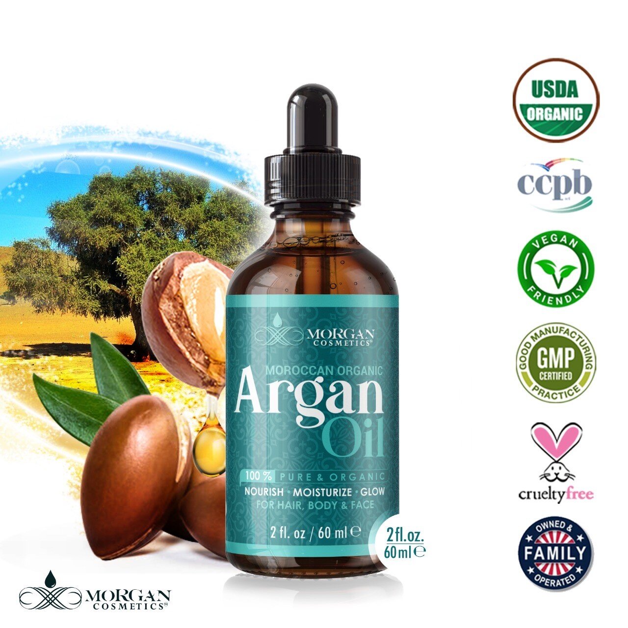 100% Pure Argan Oil freeshipping - morgancosmeticsofficial