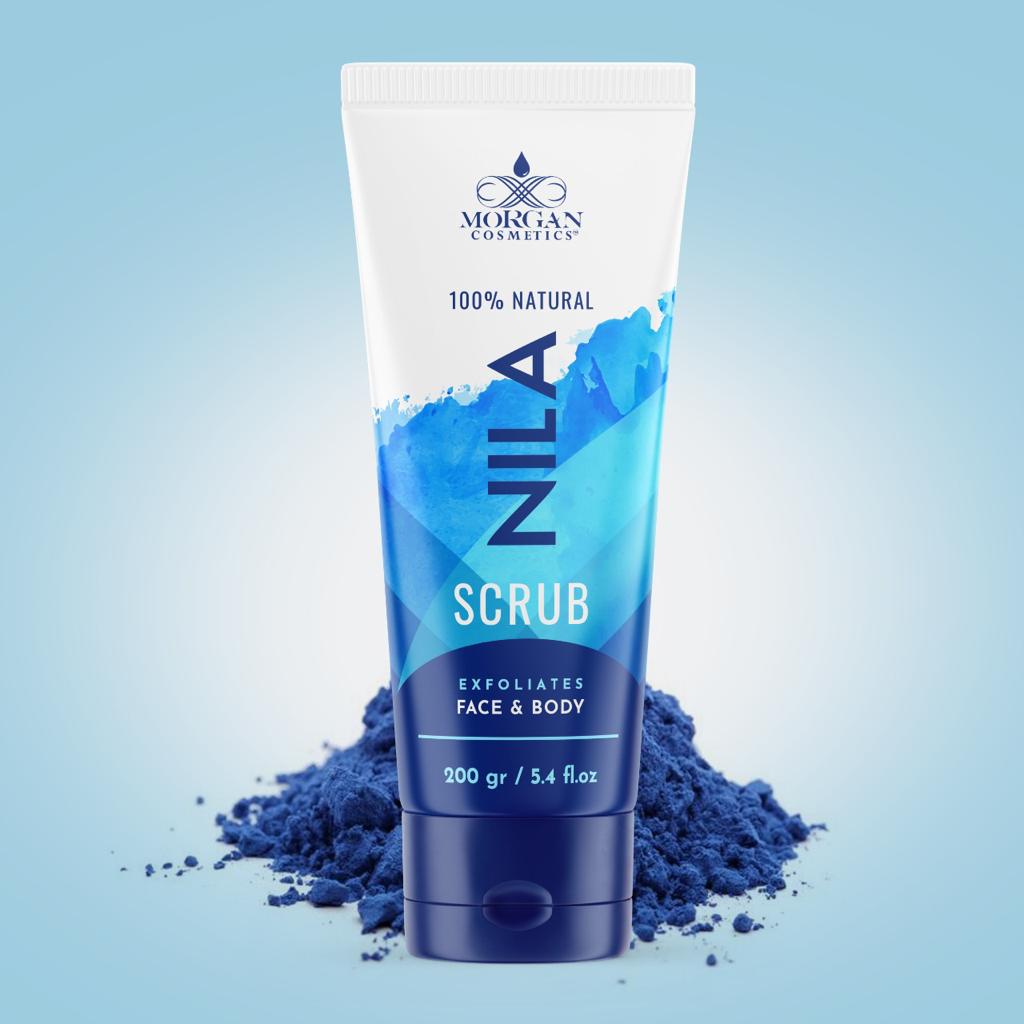 Blue Nila Scrub 100% Natural Deep Skin Cleanser & Lightener 160 gram / 5.64 fl oz