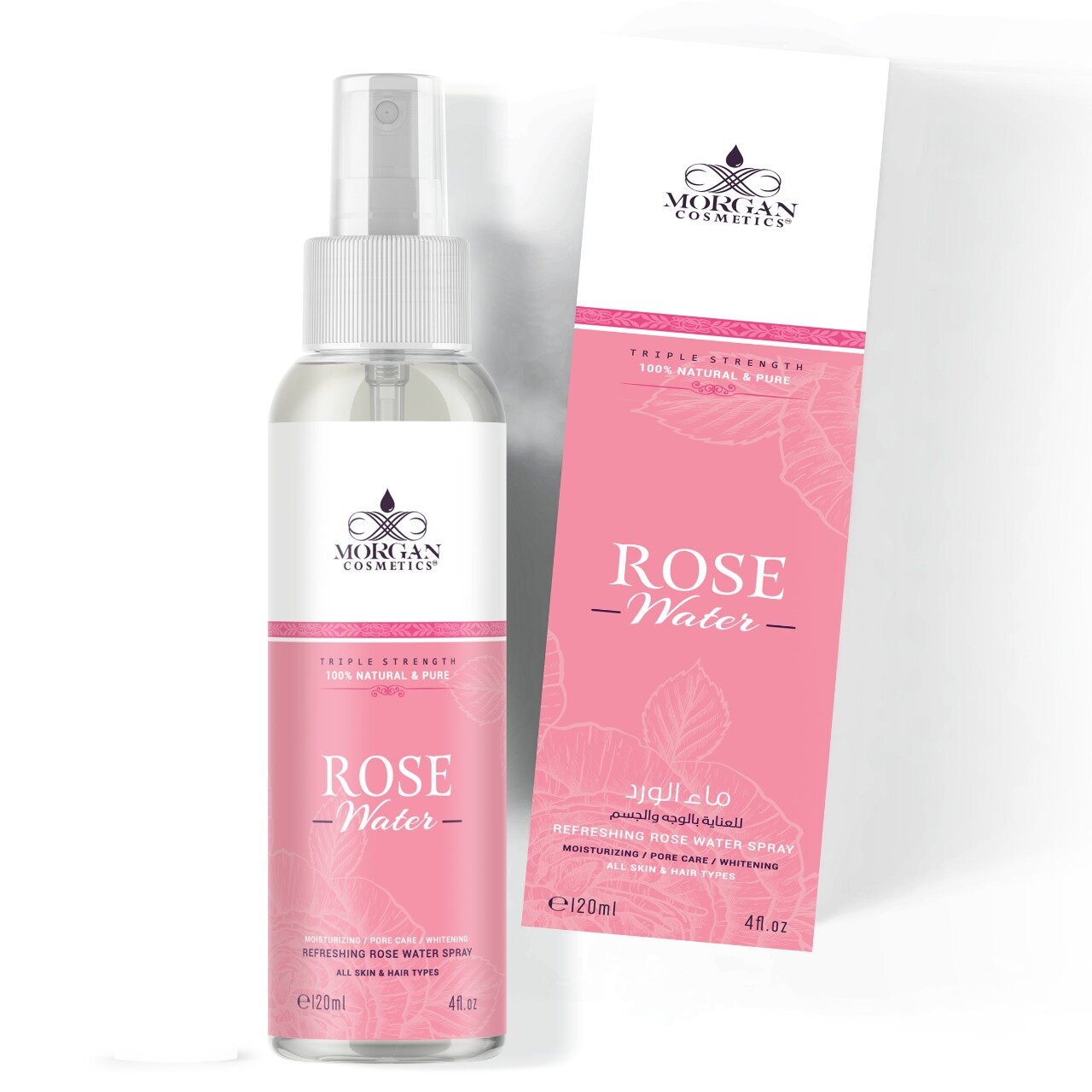 Pure Moroccan Rose Water 4 oz freeshipping - morgancosmeticsofficial