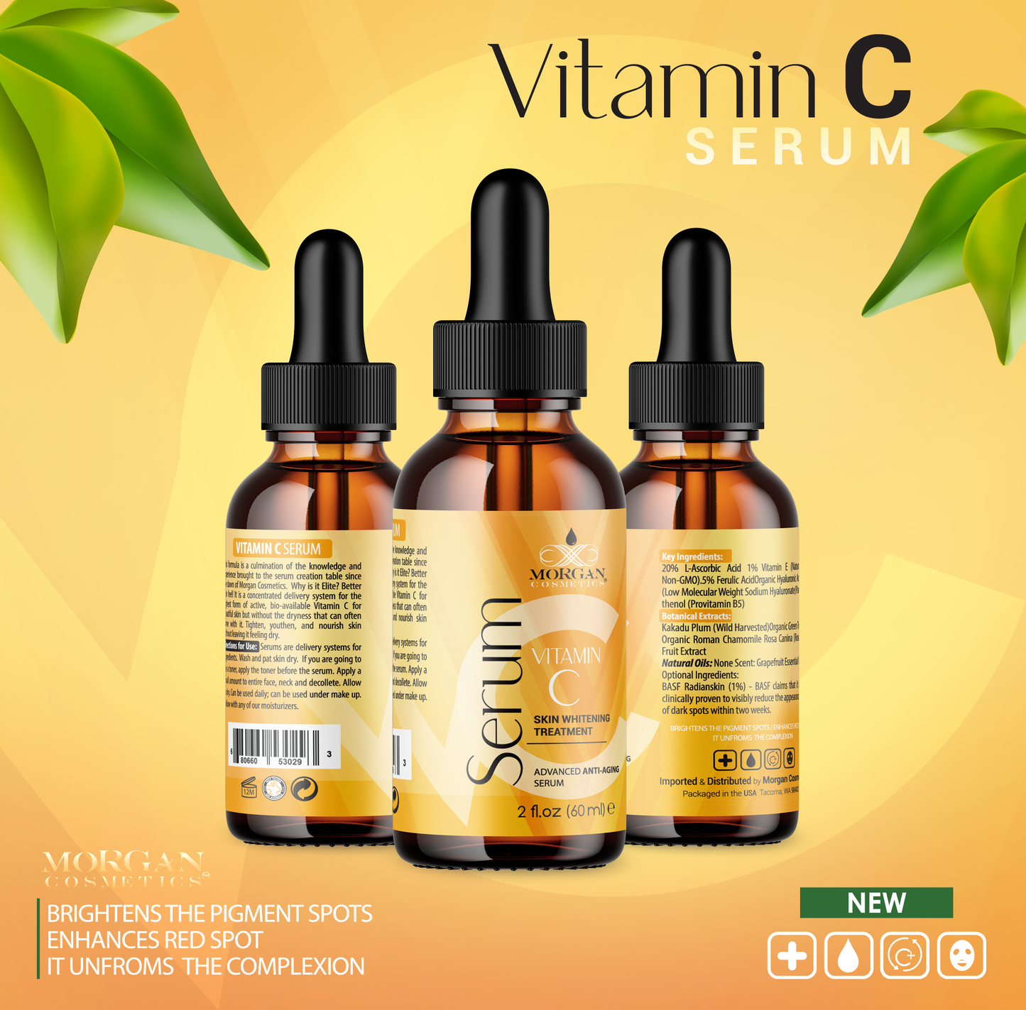 VITAMIN C SERUM 2 OZ freeshipping - morgancosmeticsofficial