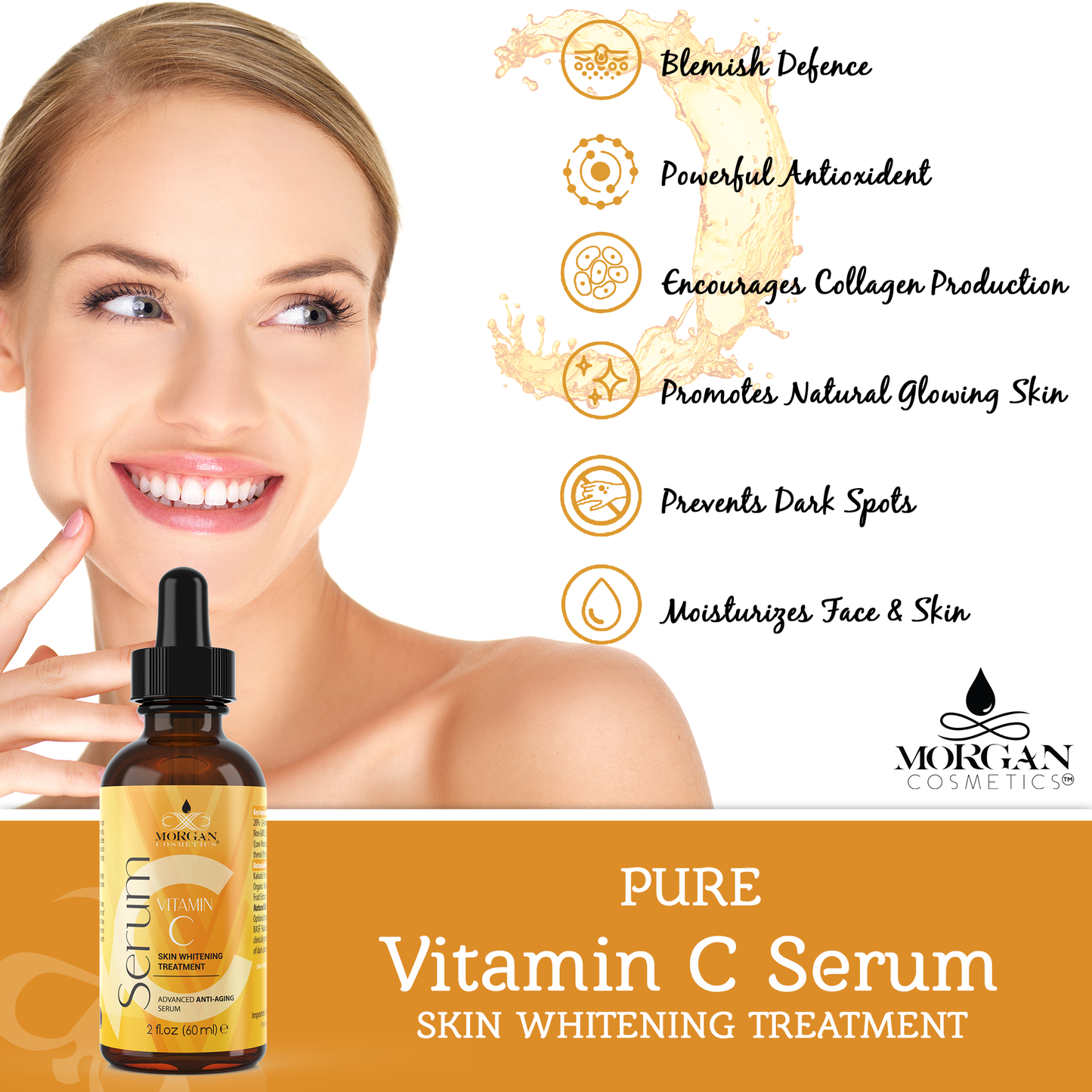 VITAMIN C SERUM 2 OZ freeshipping - morgancosmeticsofficial