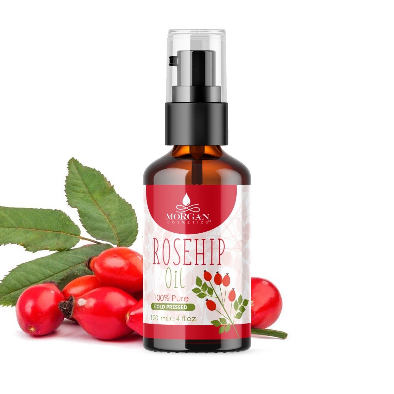 100% Pure Rosehip Oil 2 oz freeshipping - morgancosmeticsofficial