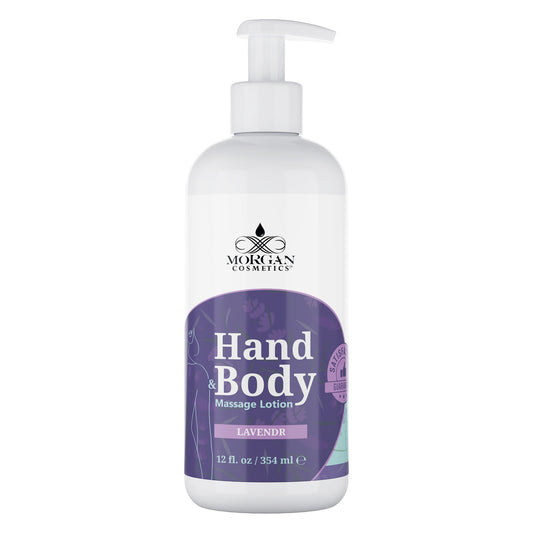 Morgan Cosmetics Hand & Body Lotion Lavender 12 oz