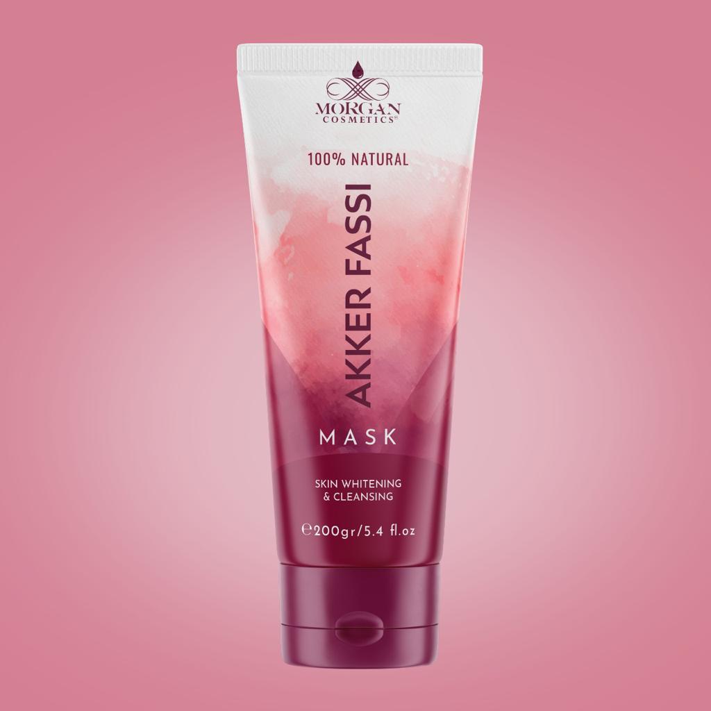 Akker Fassi Mask 100% Natural Deep Skin Cleanser & Lightener 200 gram/ 5.4 fl oz