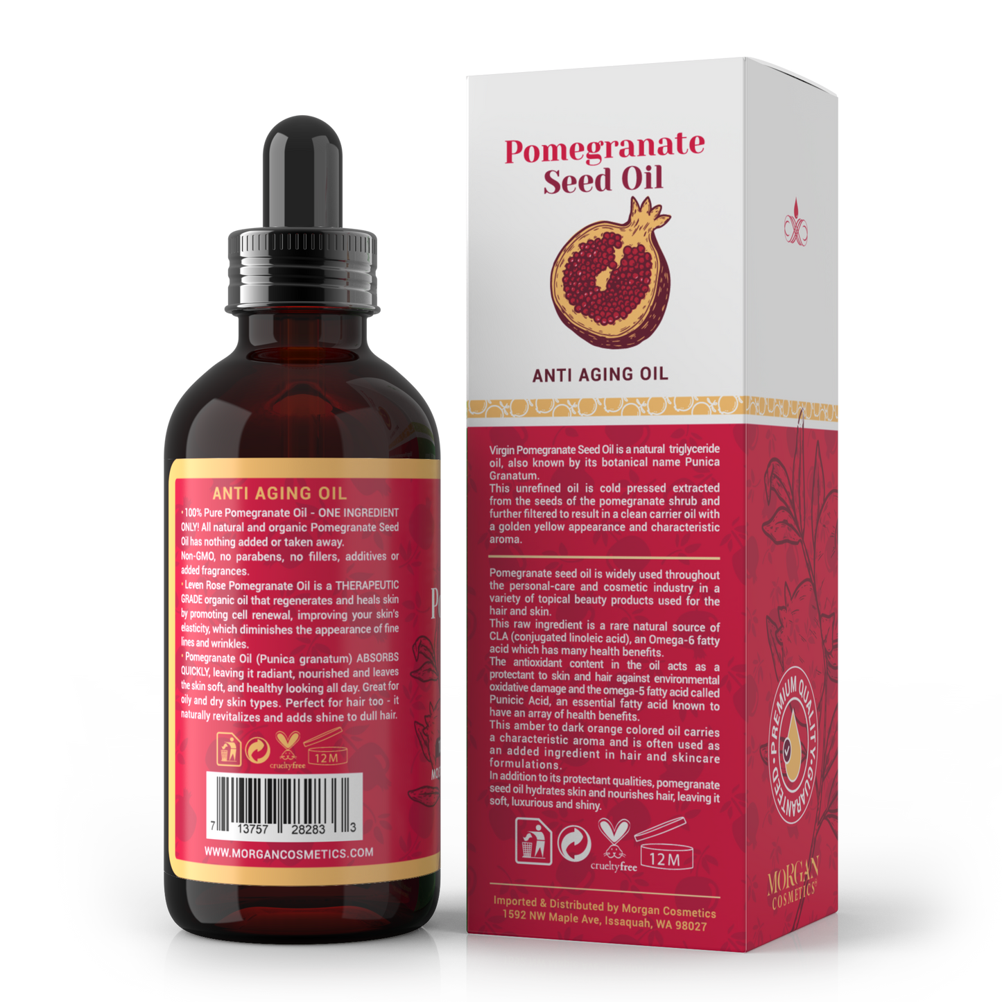 100% Pure Pomegranate Oil 2 oz freeshipping - morgancosmeticsofficial