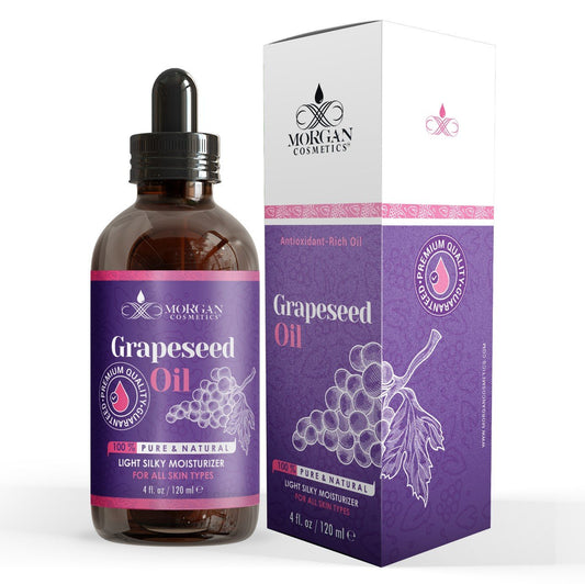 100% Pure Grapeseed Oil Antioxidant-rich Oil For all Skin types 4 fl oz 118 ml freeshipping - morgancosmeticsofficial